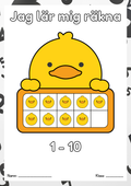 Jag lär mig räkna - 1- 10