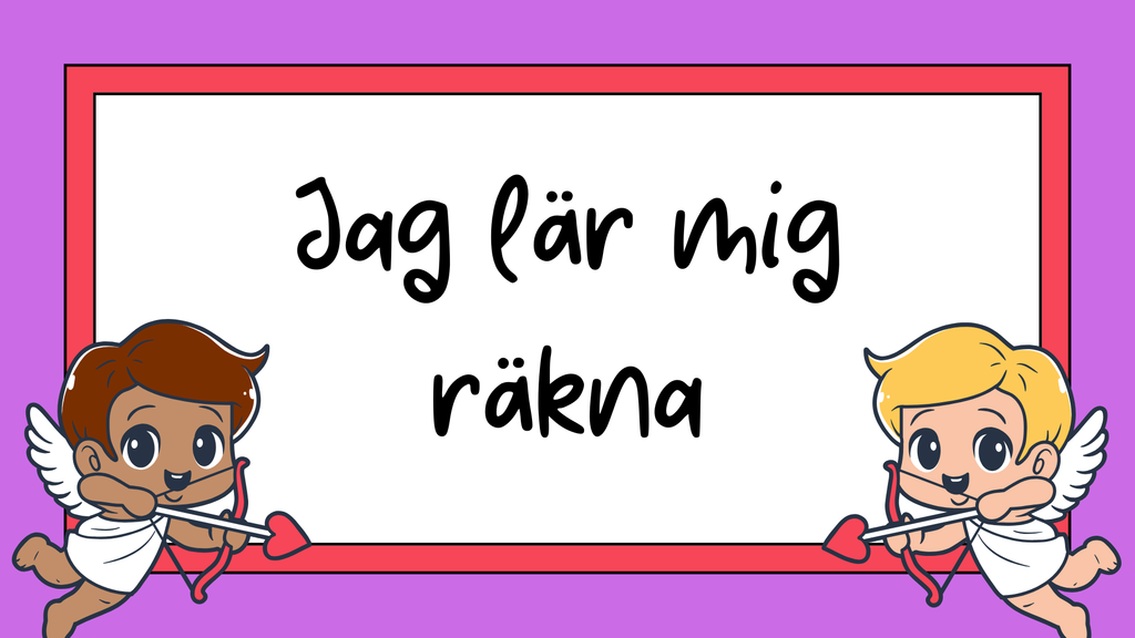 Jag lär mig räkna - Alla hjärtans dag