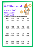 Addition med stora tal
