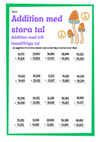 Addition med stora tal