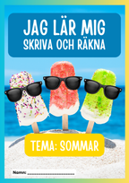 Jag lär mig skriva och räkna - Tema sommar
