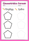 Geometriska former - Förskoleklass - Årskurs 2