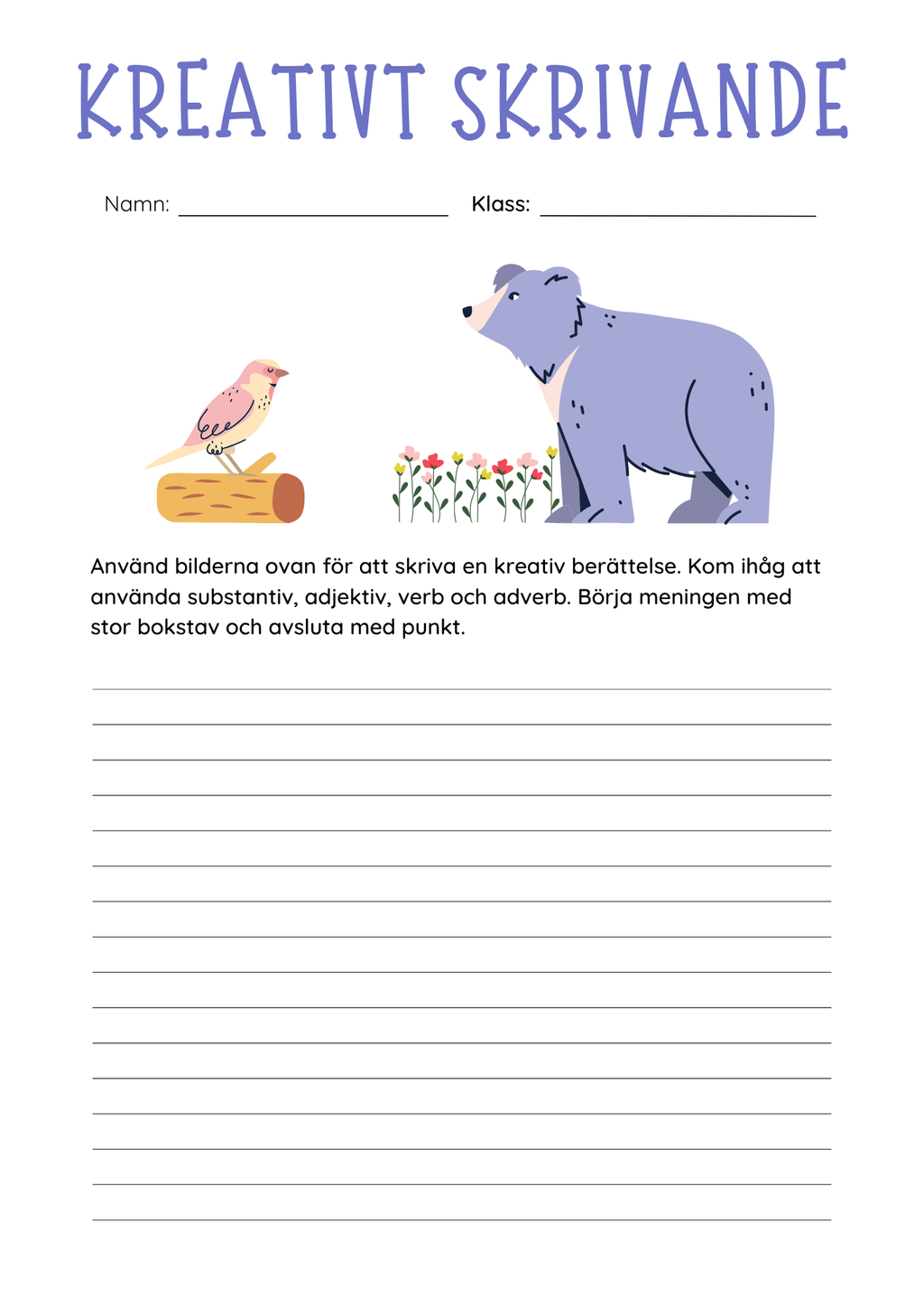 Kreativt skrivande