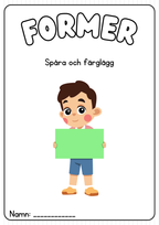 Former - Spåra och färglägg
