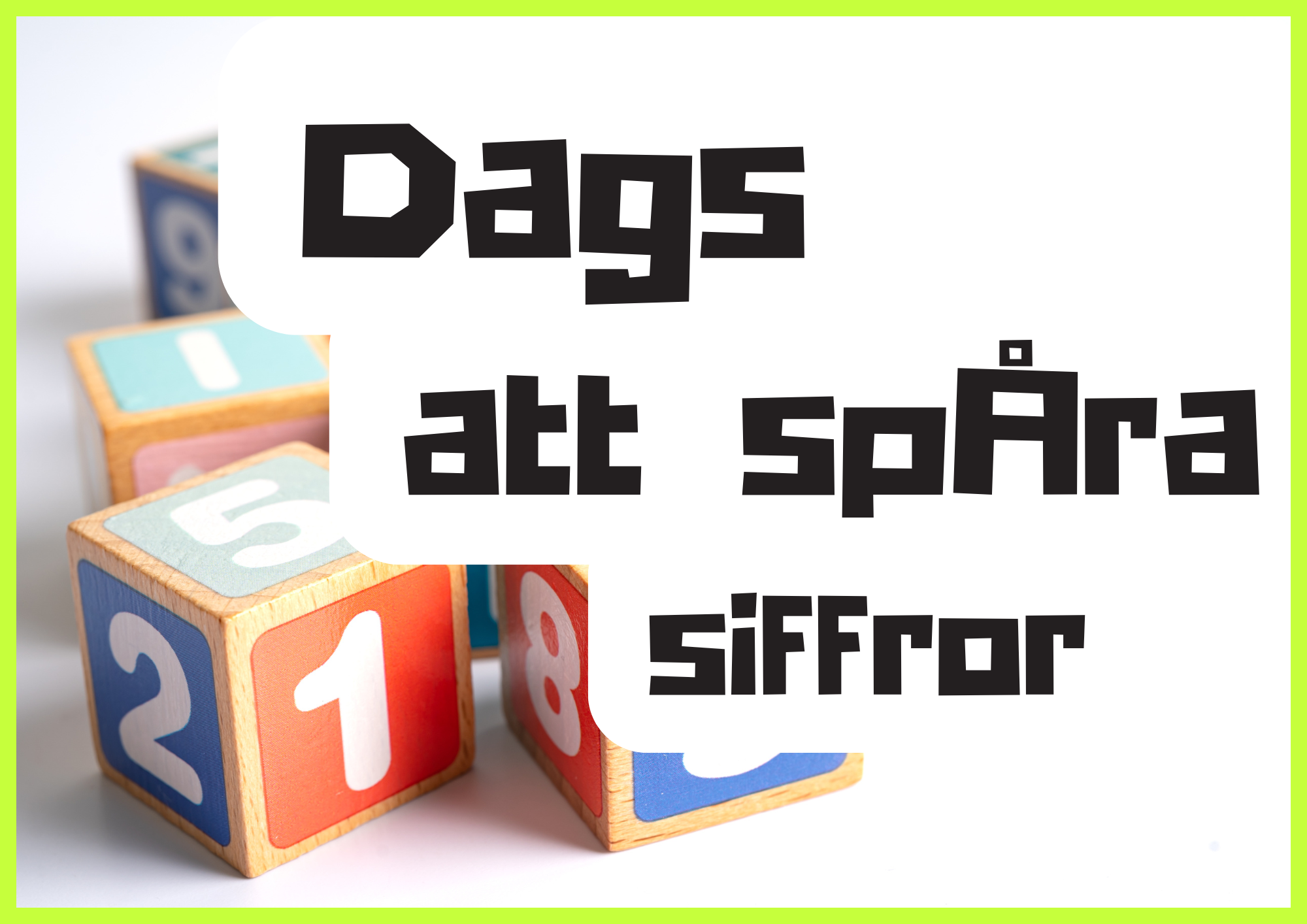 Dags att spåra siffror - Häfte