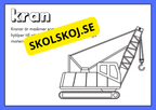 Fordon - Målarbok och fakta