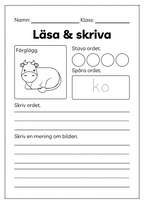 Läsa och skriva - Häfte
