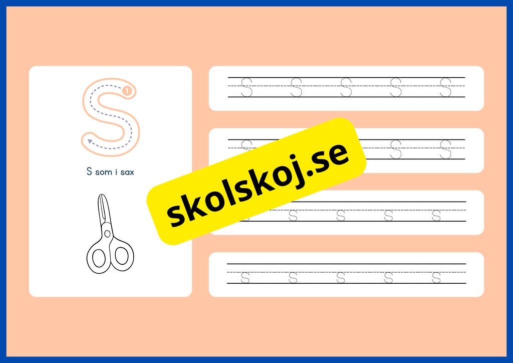 Jag lär mig alfabetet - Spåra bokstäver - Häfte