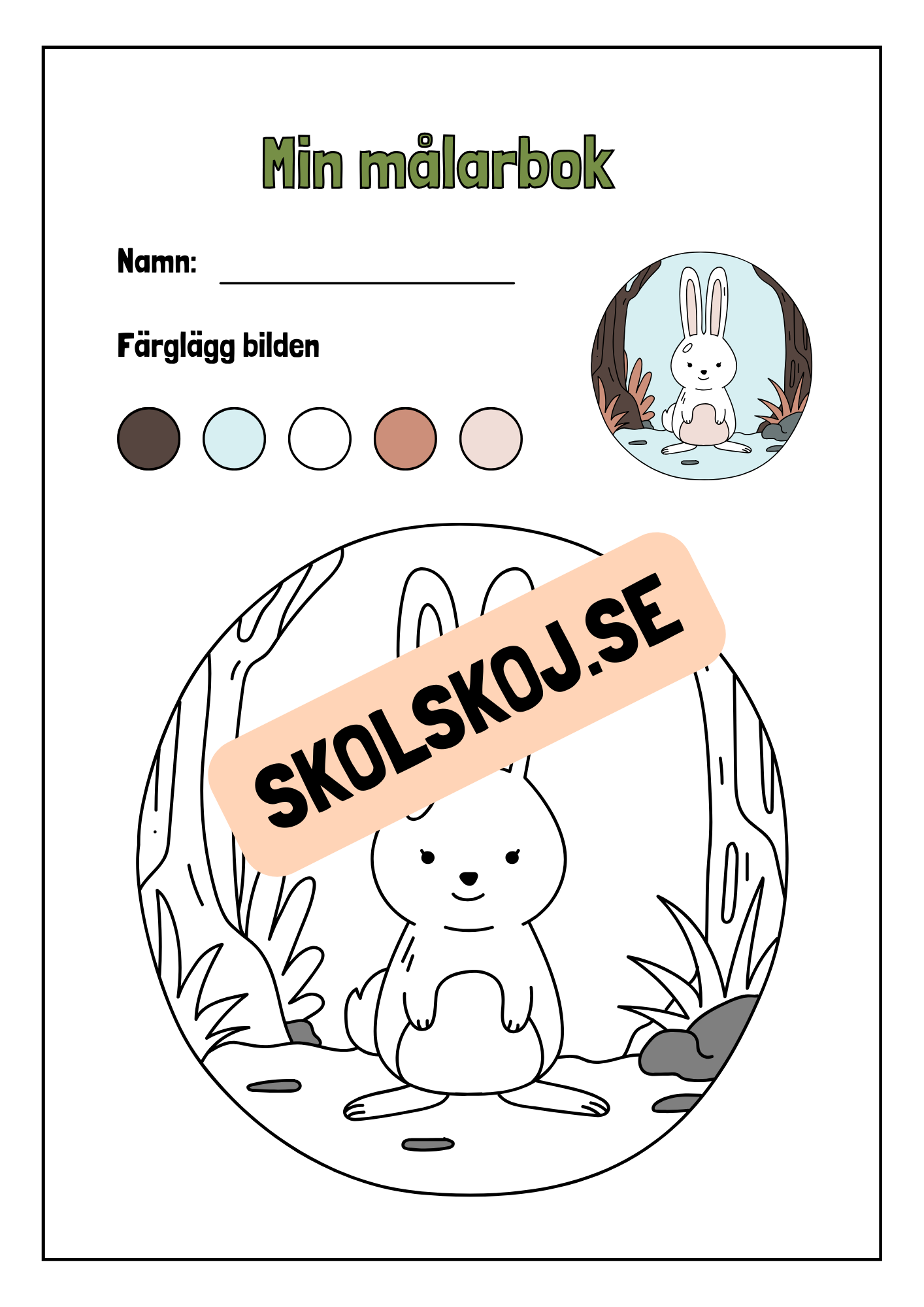 Min målarbok - Häfte