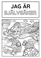 Sjöjungfru - målarbok