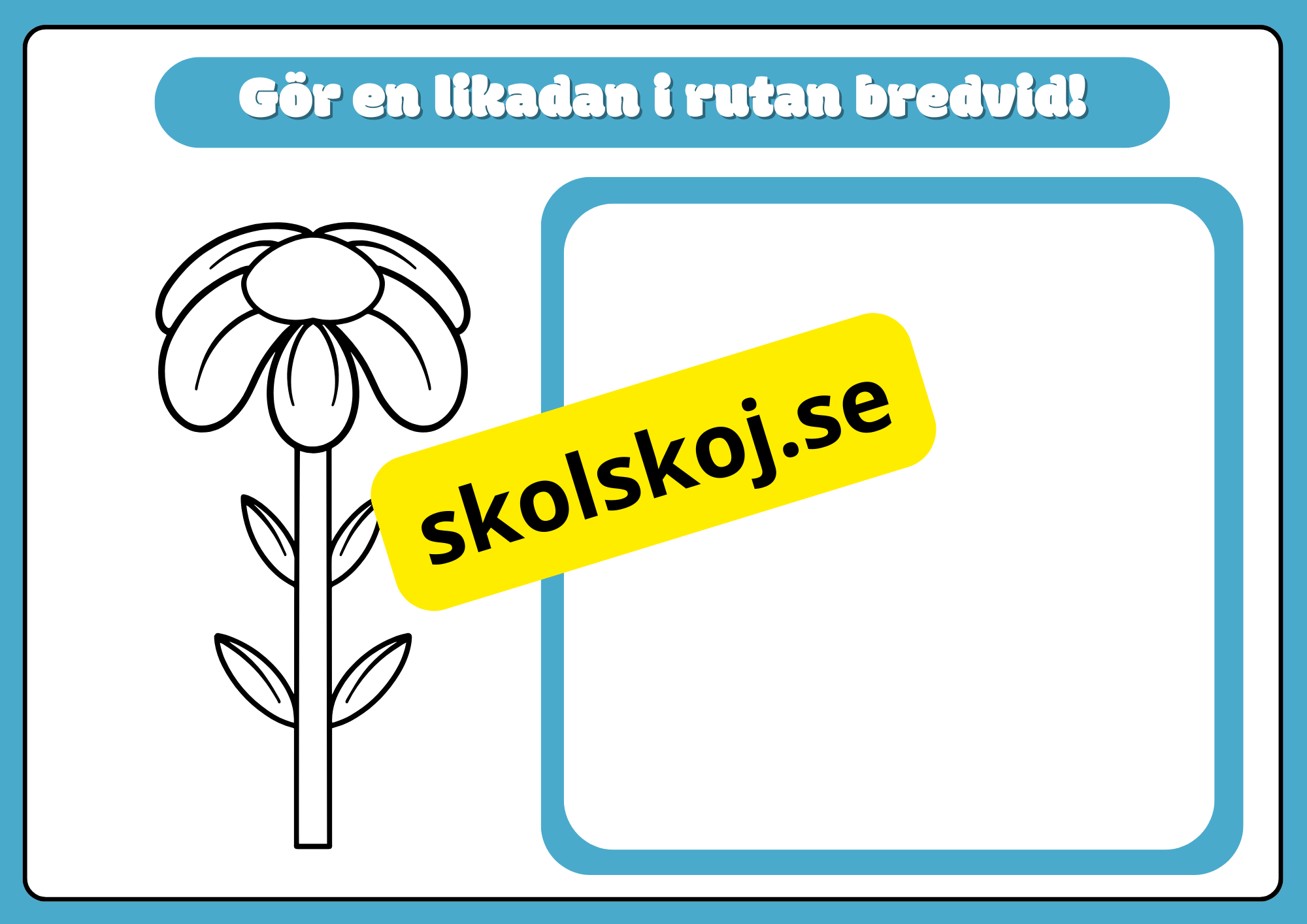 Rolig skrivträning - Förskola - Åk 2 - finmotorik