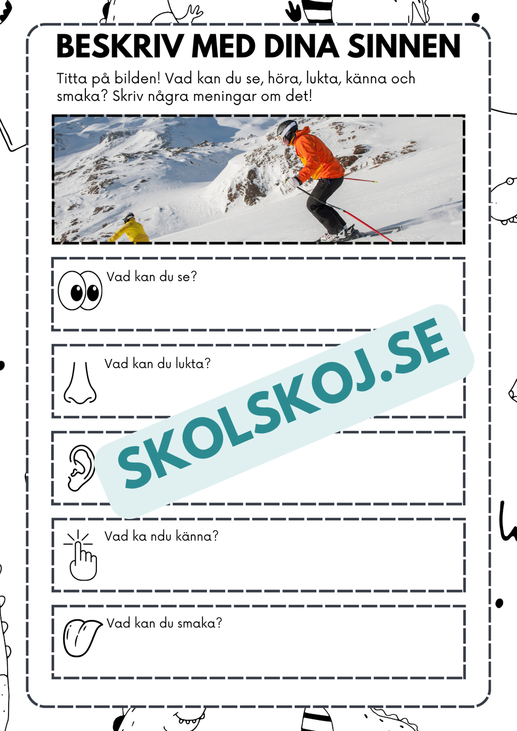 Beskriv med dina sinnen