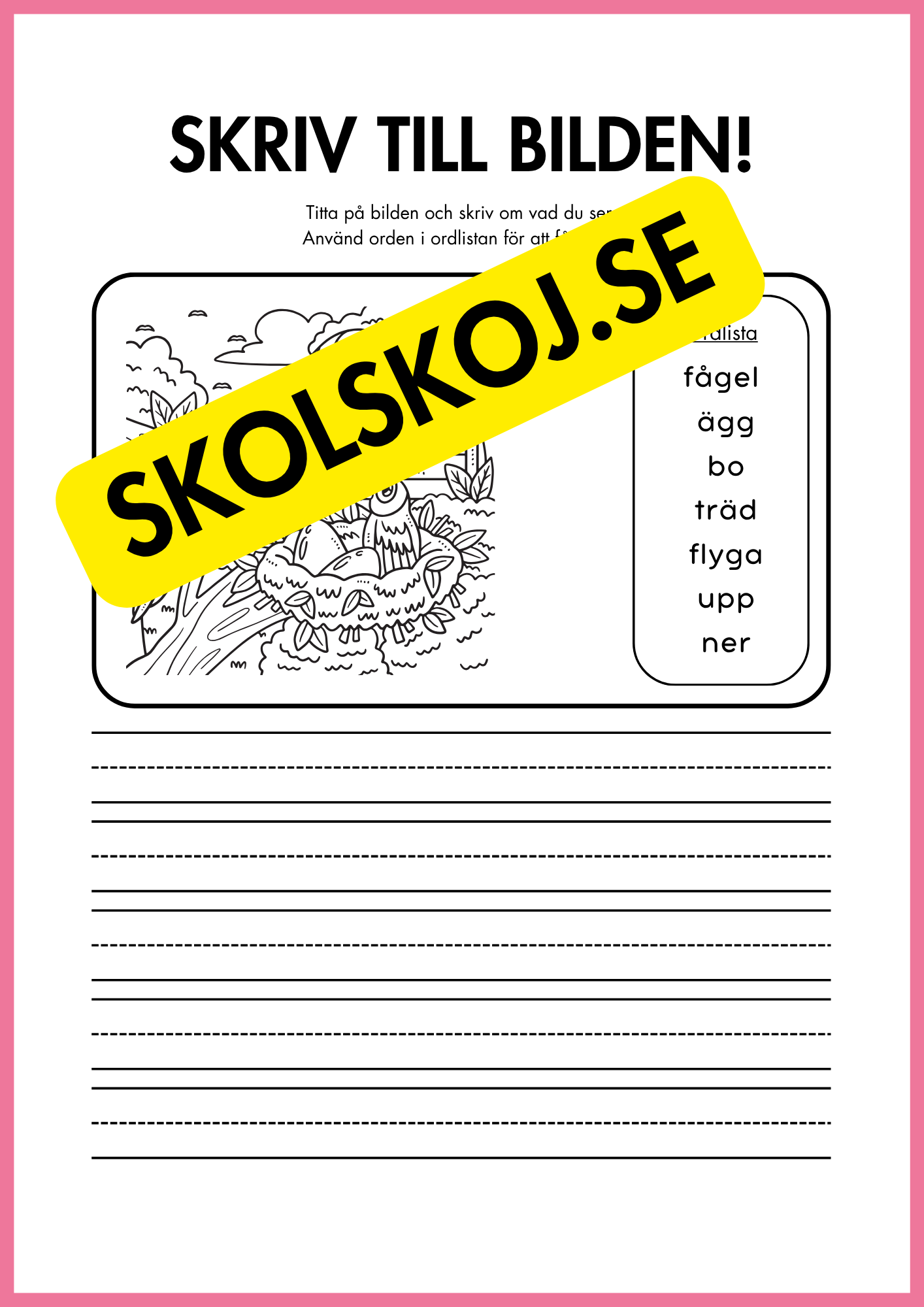 Skriv till bilden - 22 sidor