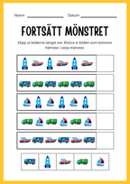 Fordon och färdmedel - Arbetsbok - Blandade uppgifter (24 sidor)