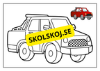 Fordon - Målarbok