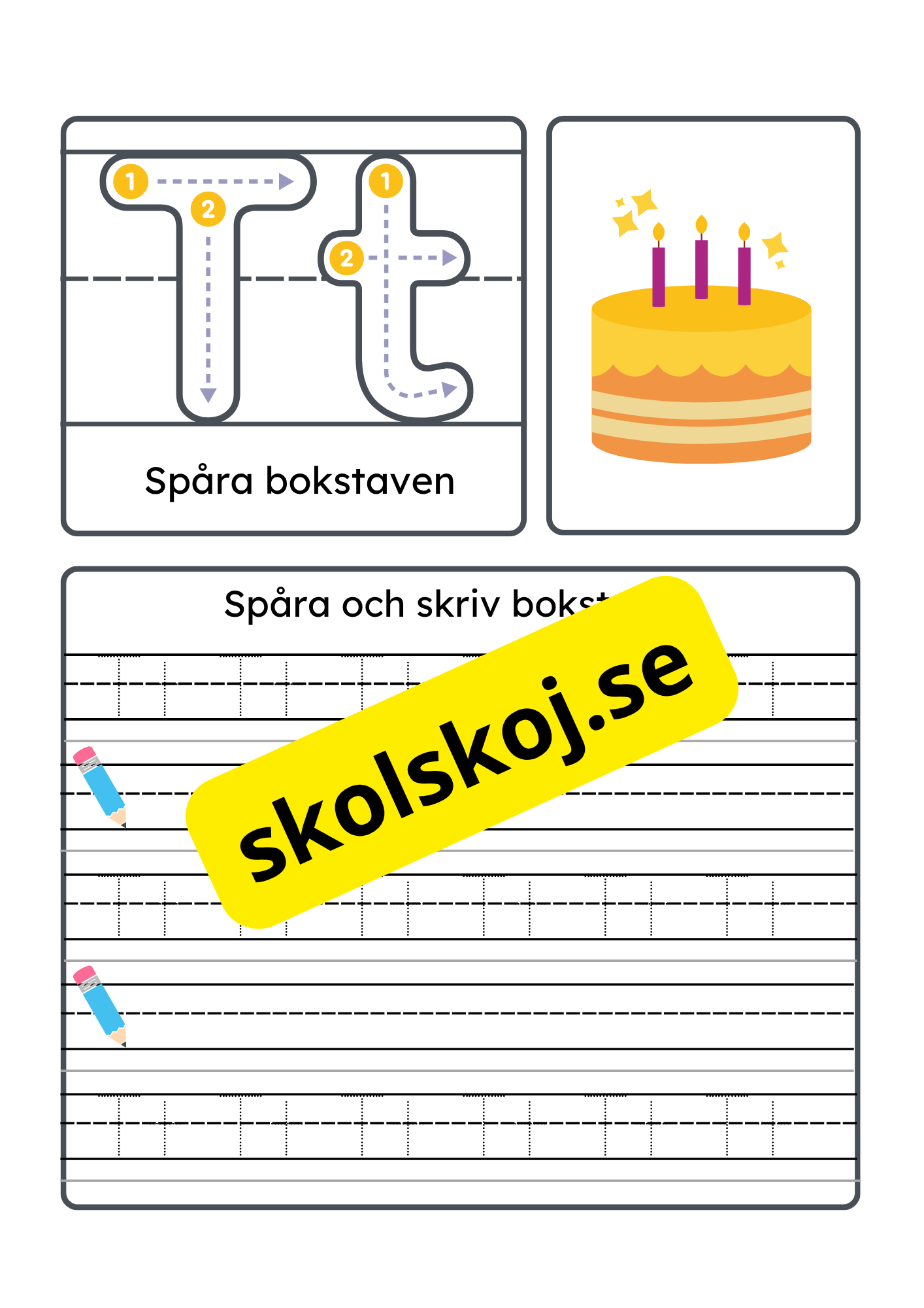 Vi lär oss alfabetet - Hela alfabetet