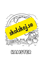 Färgläggningsbok - Djur (25 sidor)