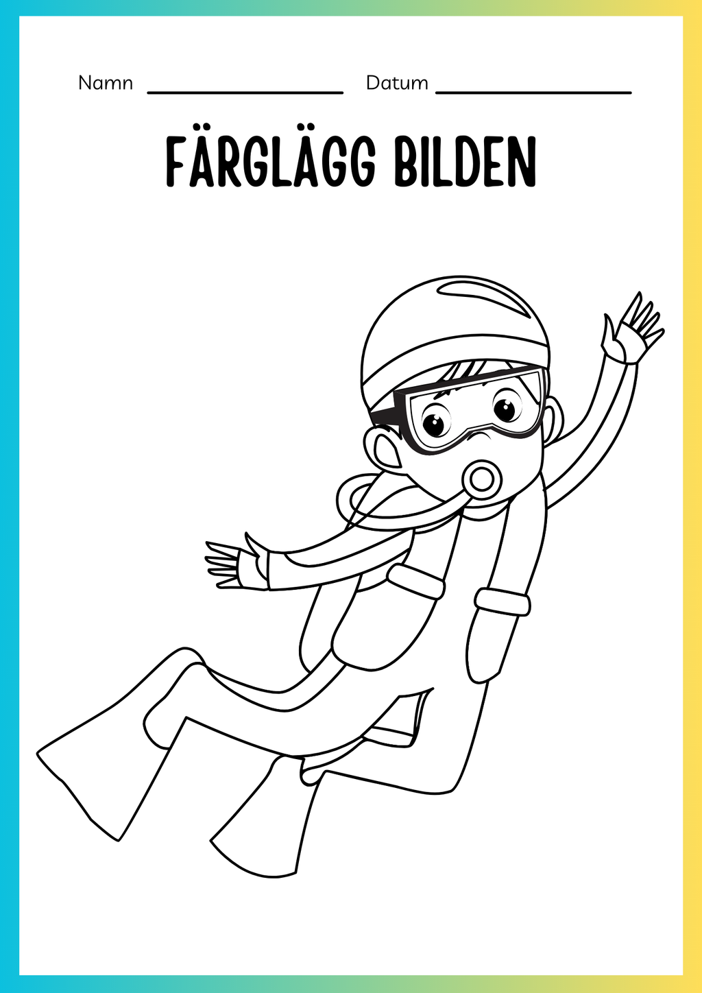 Jag lär mig skriva och räkna - Tema sommar