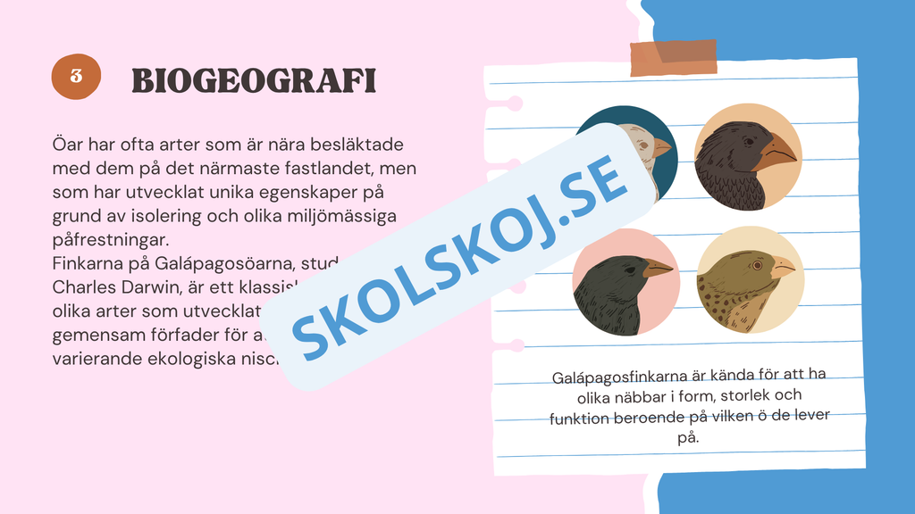 Evolution - Bevisen för hur livet förändras - Årskurs 7 - 9