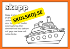 Fordon - Målarbok och fakta