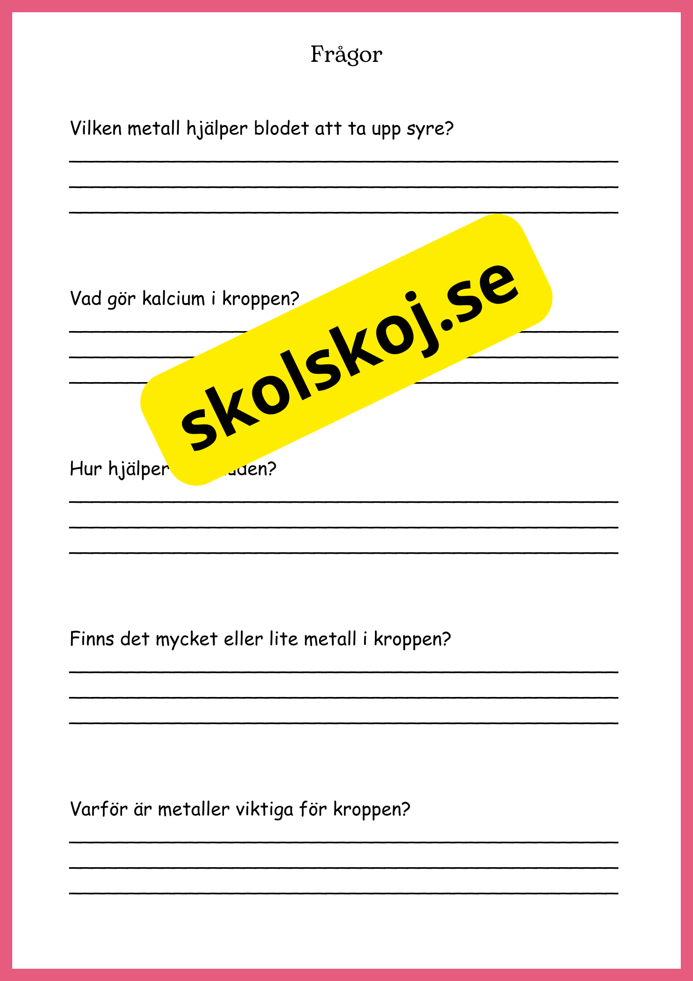 Ämnen överallt - Årskurs 4 - 6