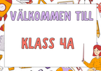 Välkommen-skyltar för klassrumsdörren – Från Förskoleklass till Åk 6