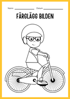 Fordon och färdmedel - Arbetsbok - Blandade uppgifter (24 sidor)