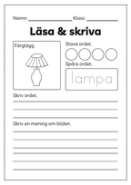 Läsa och skriva - Häfte