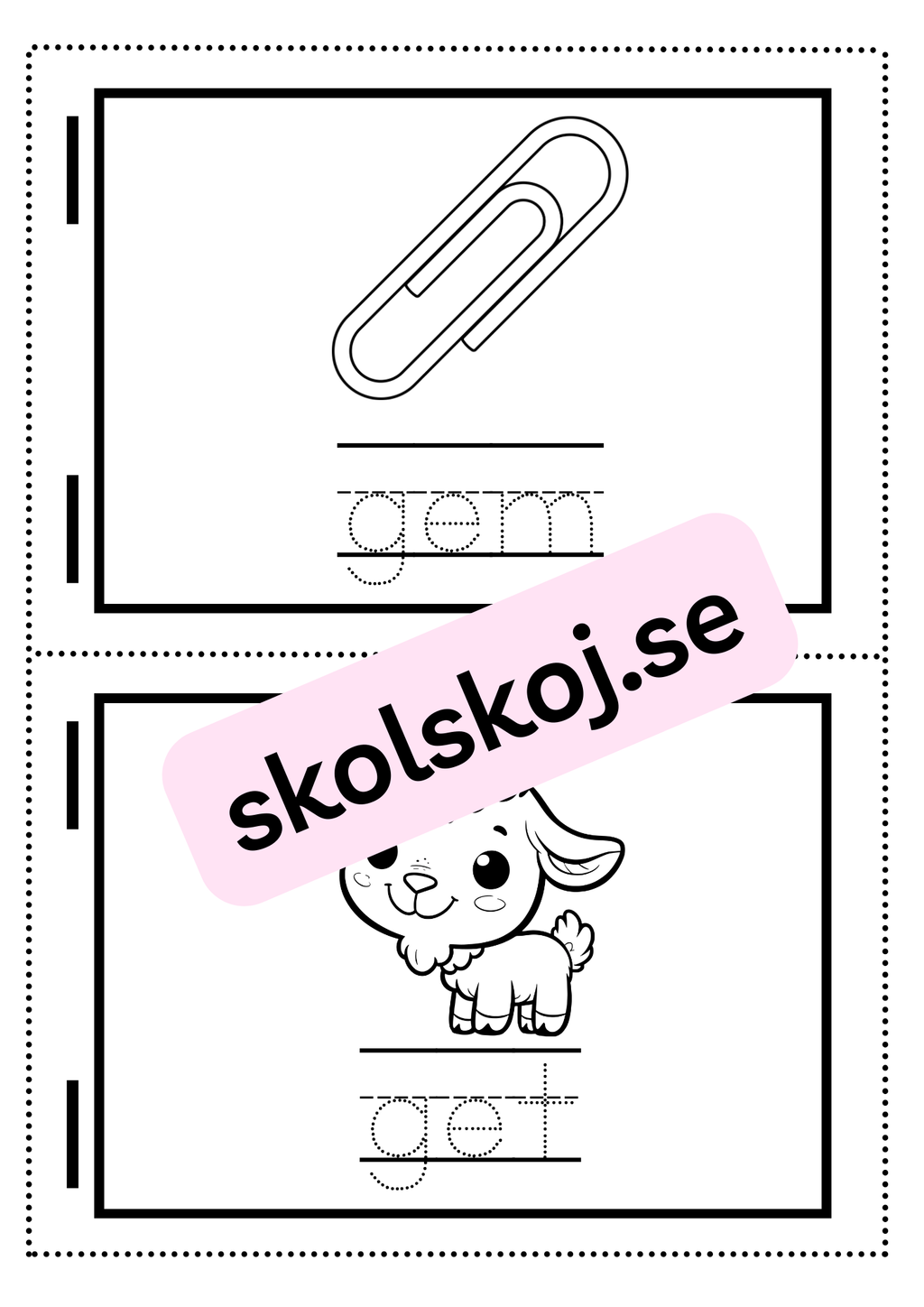 Min skrivbok - Minibok - 40 sidor