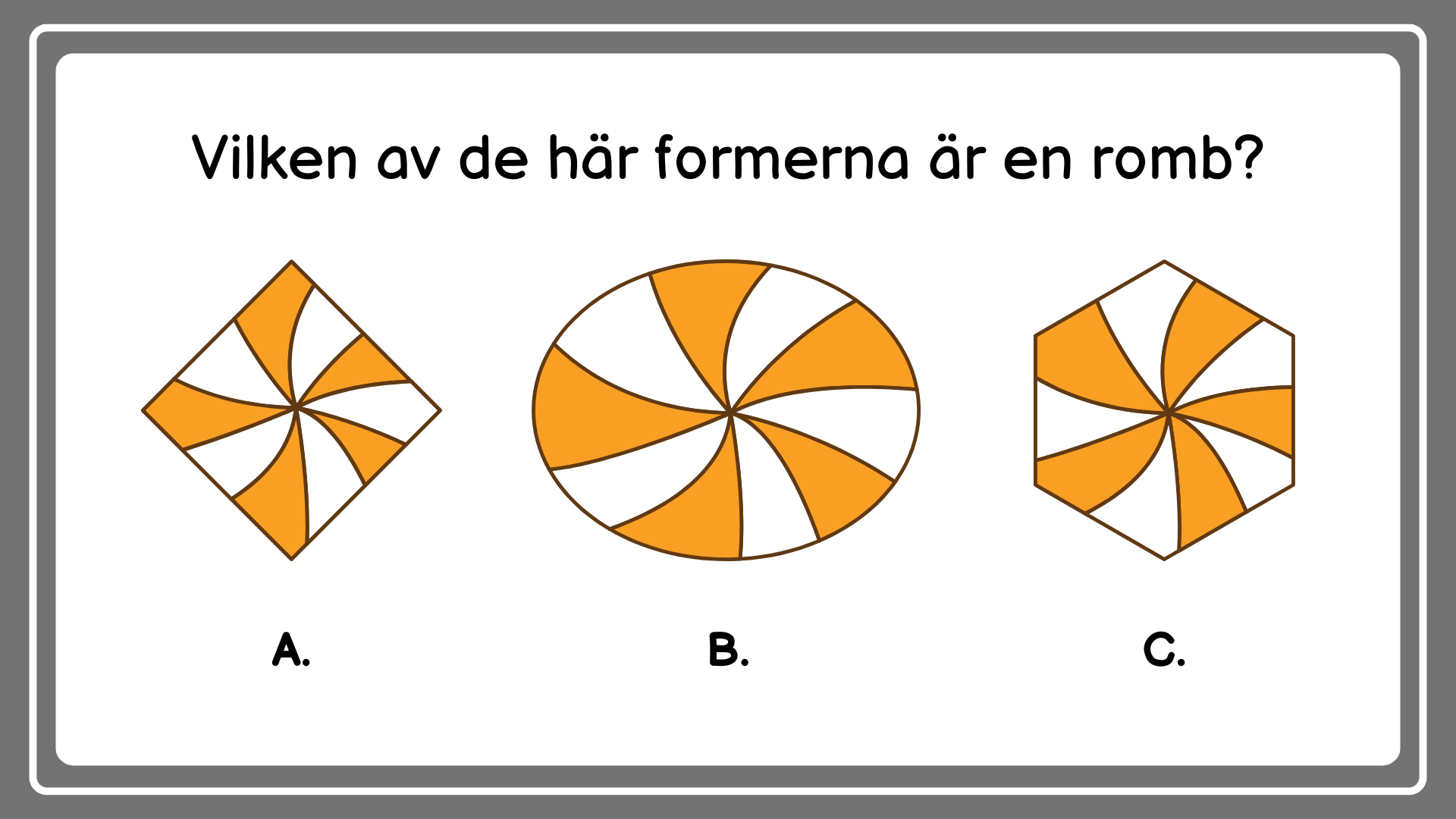 Skoj med former - Frågesport (38 sidor)