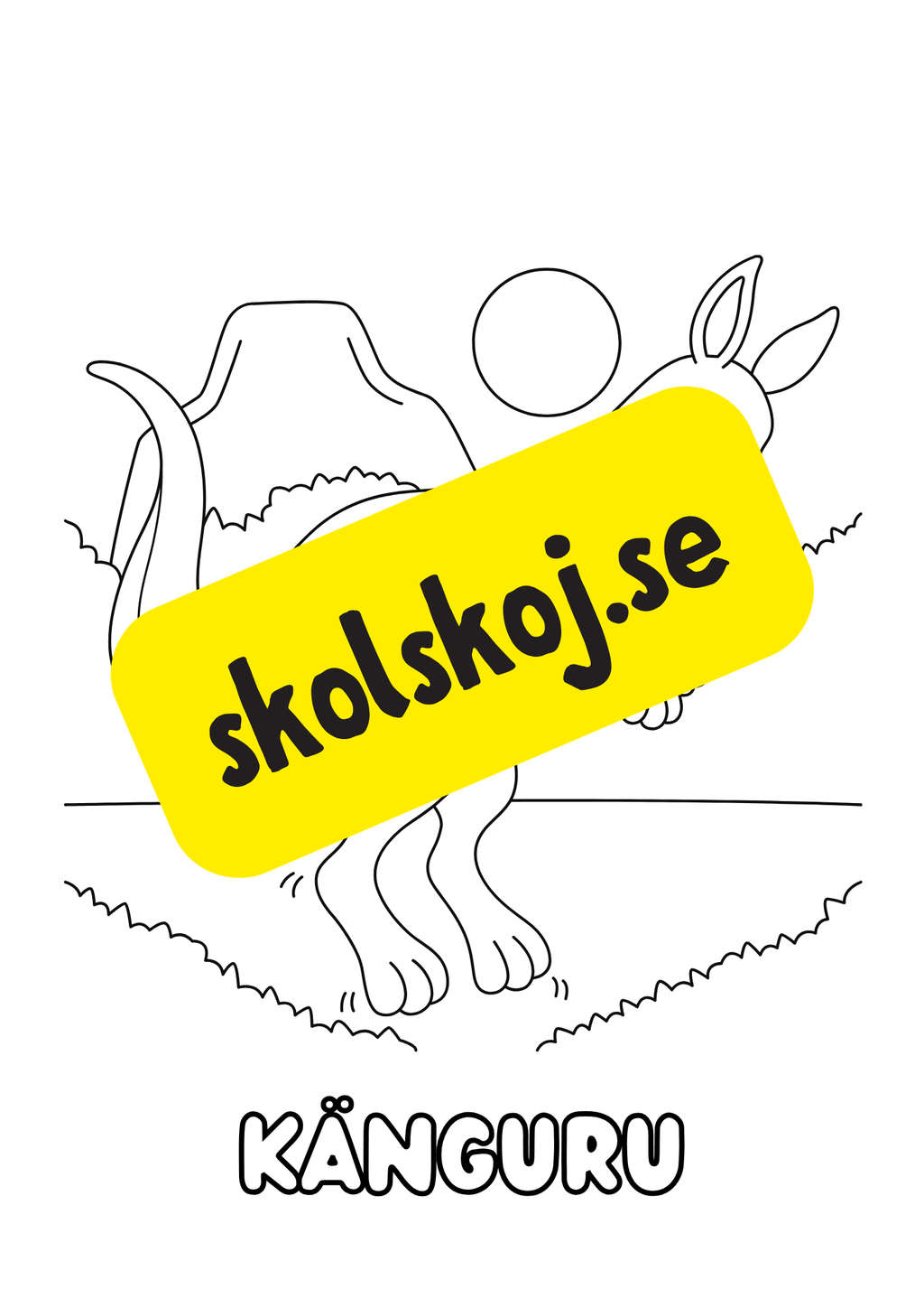 Färgläggningsbok - Djur (25 sidor)