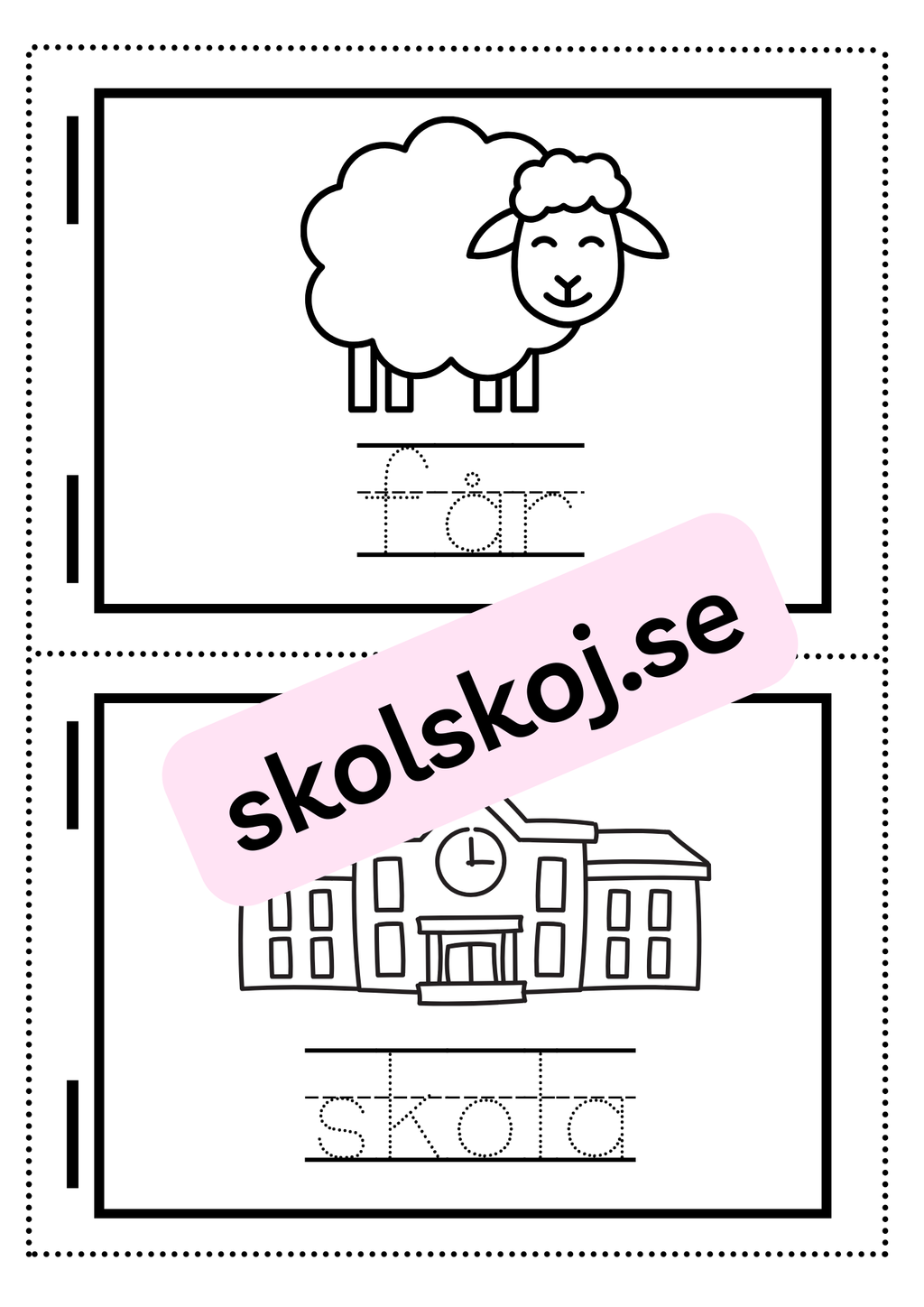 Min skrivbok - Minibok - 40 sidor