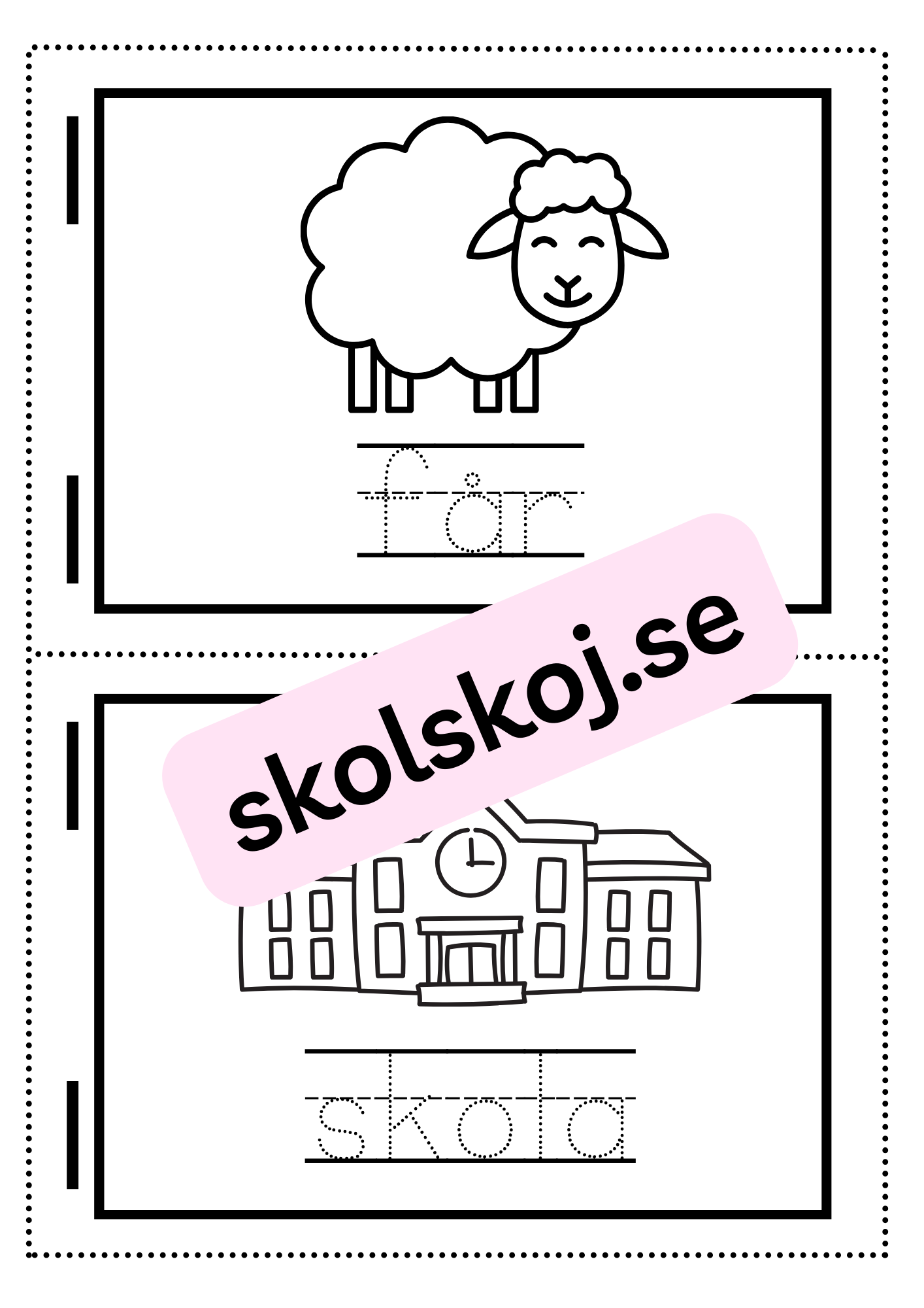 Min skrivbok - Minibok - 40 sidor
