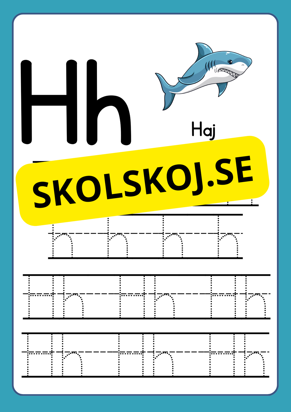 Träna finmotoriken - Lär dig alfabetet