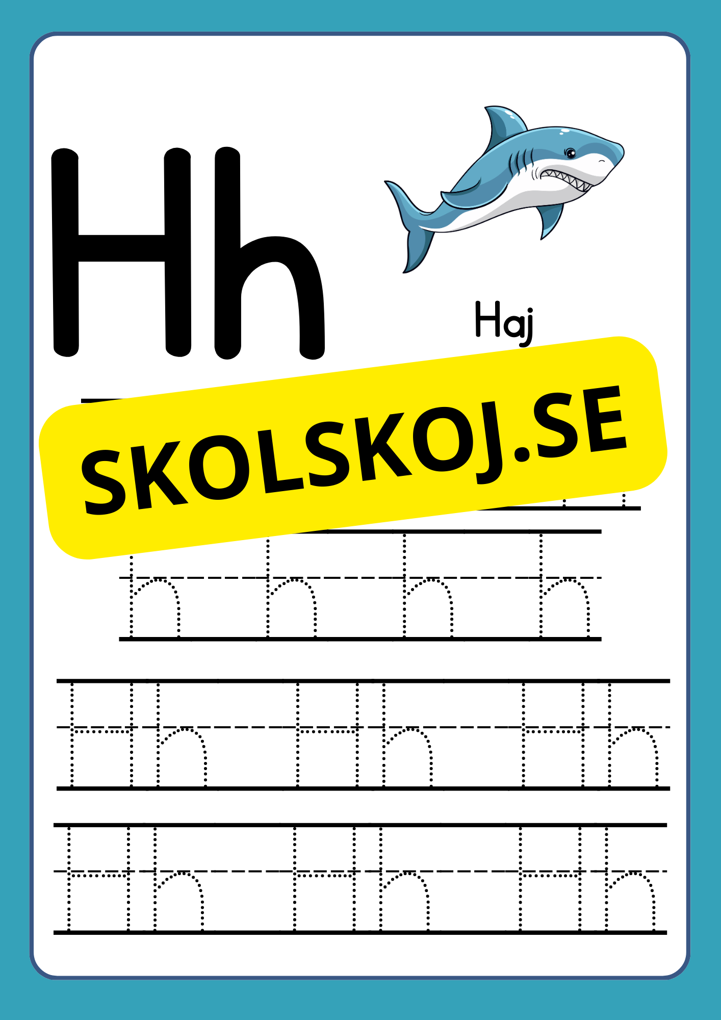 Träna finmotoriken - Lär dig alfabetet