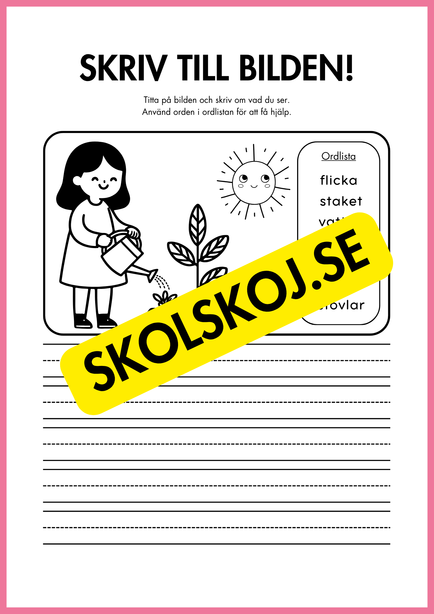 Skriv till bilden - 22 sidor