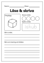 Läsa och skriva - Häfte