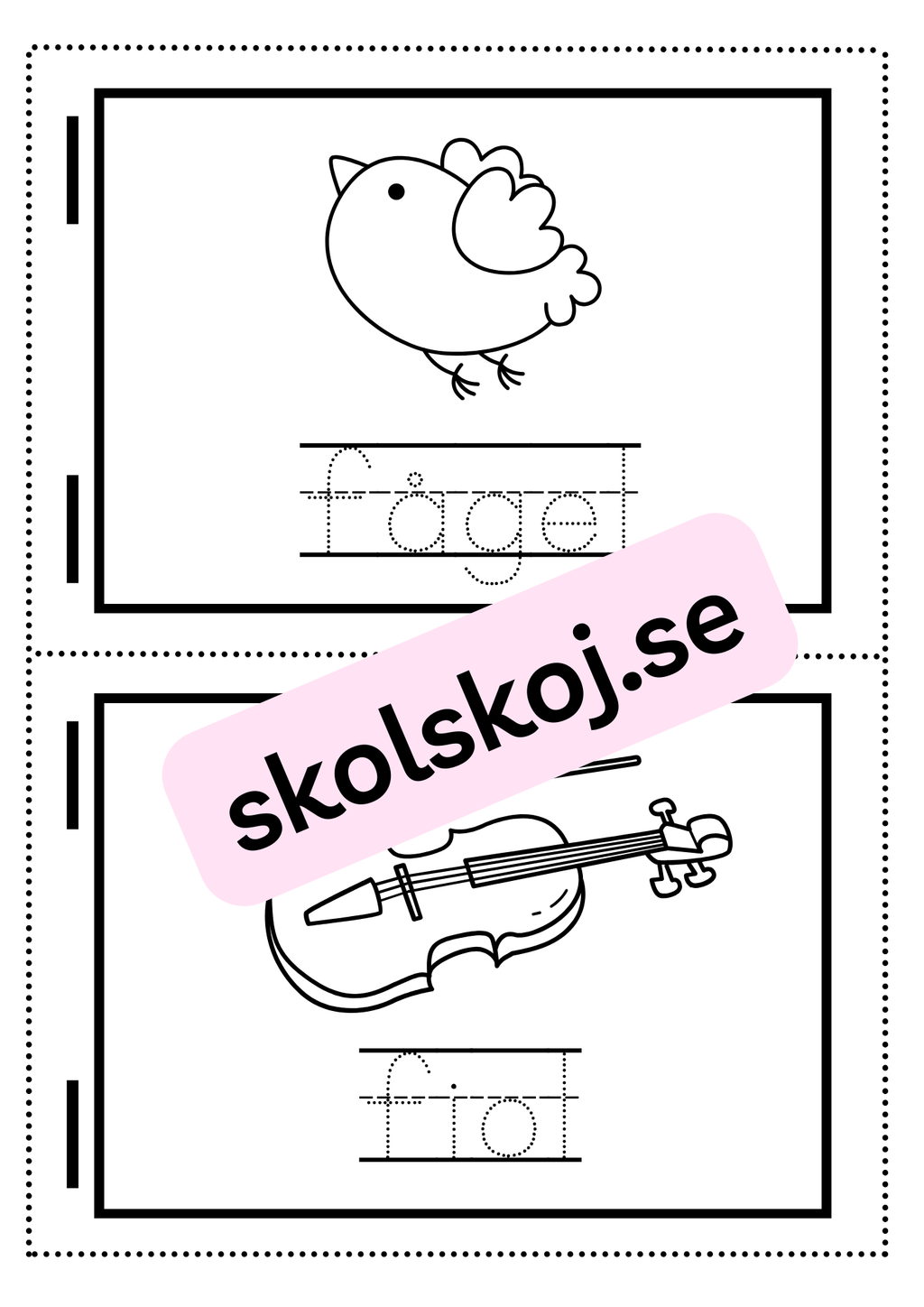 Min skrivbok - Minibok - 40 sidor