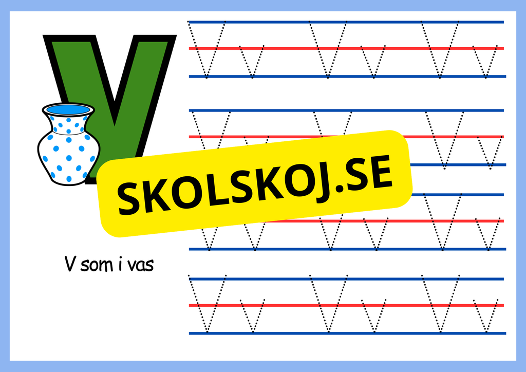 Mitt abc - Spåra bokstäverna