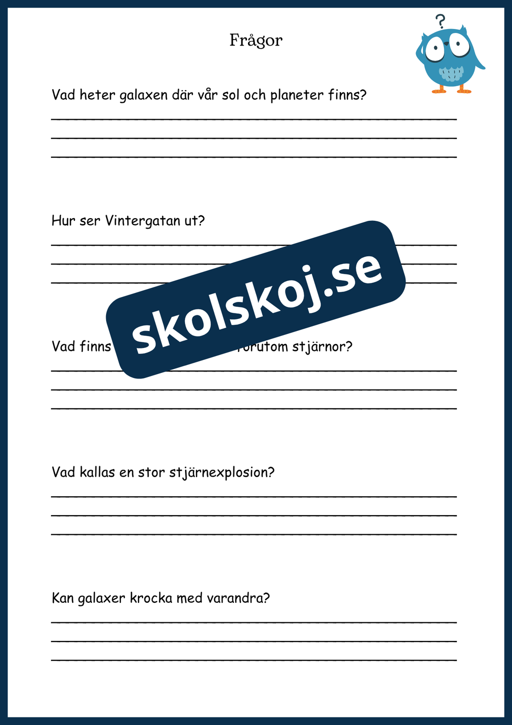 Upptäck universum - Årskurs 4 - 6 (26 sidor)