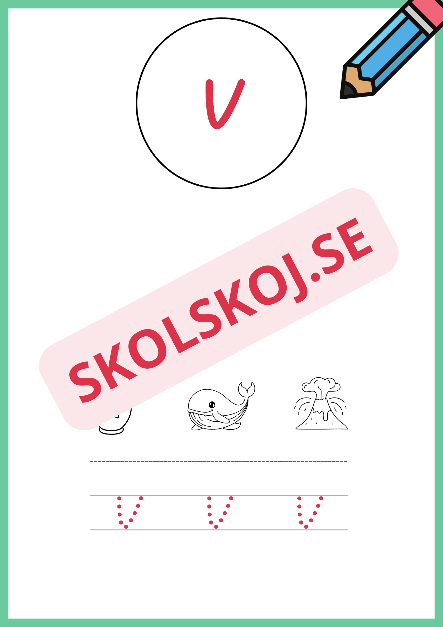 Jag lär mig alfabetet - Hela alfabetet