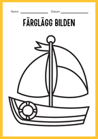 Fordon och färdmedel - Arbetsbok - Blandade uppgifter (24 sidor)