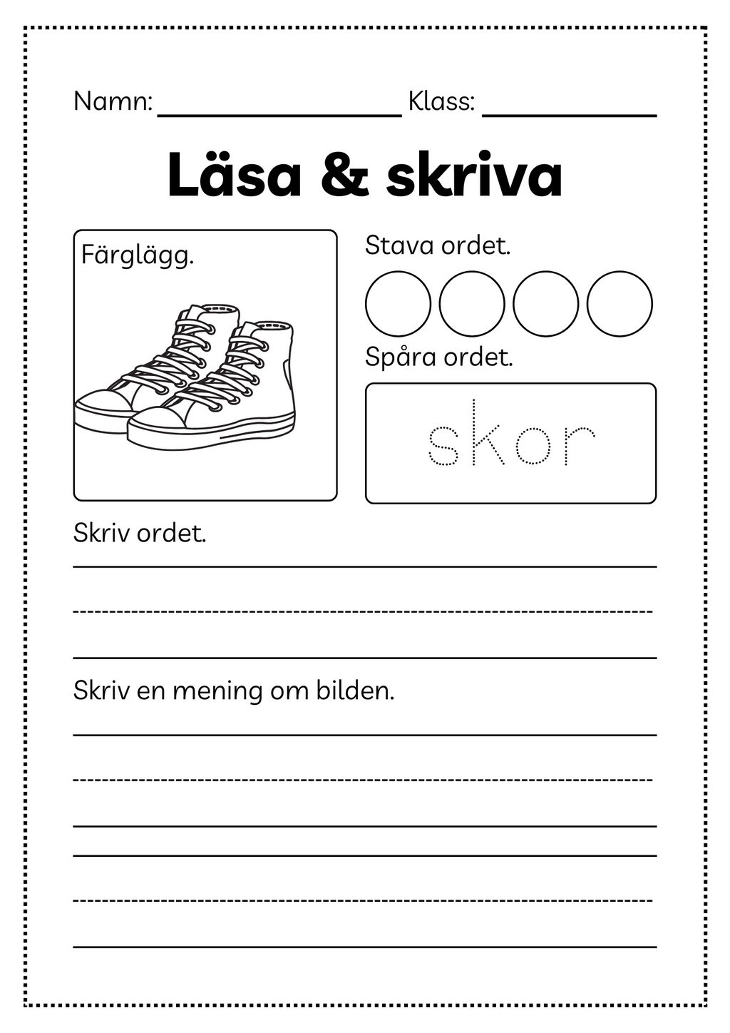 Läsa och skriva - Häfte