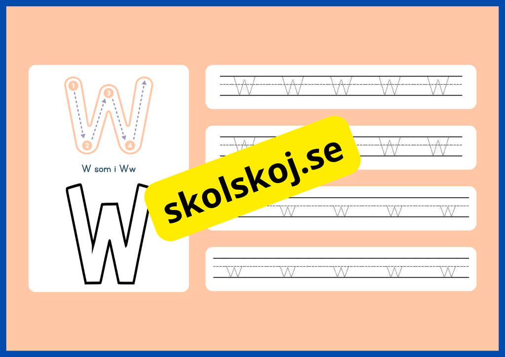 Jag lär mig alfabetet - Spåra bokstäver - Häfte
