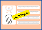 Jag lär mig alfabetet - Spåra bokstäver - Häfte