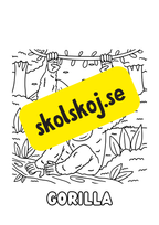 Färgläggningsbok - Djur (25 sidor)