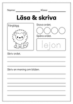 Läsa och skriva - Häfte