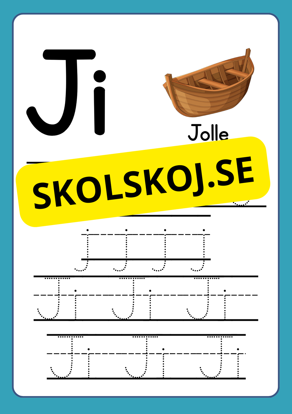 Träna finmotoriken - Lär dig alfabetet