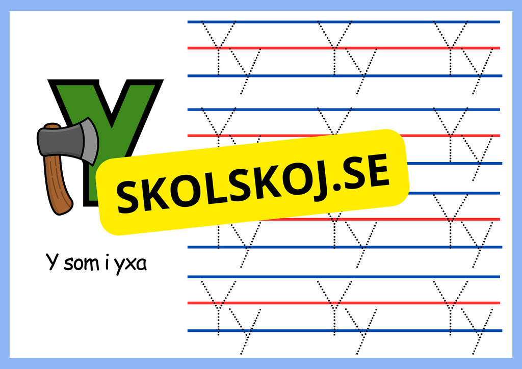 Mitt abc - Spåra bokstäverna
