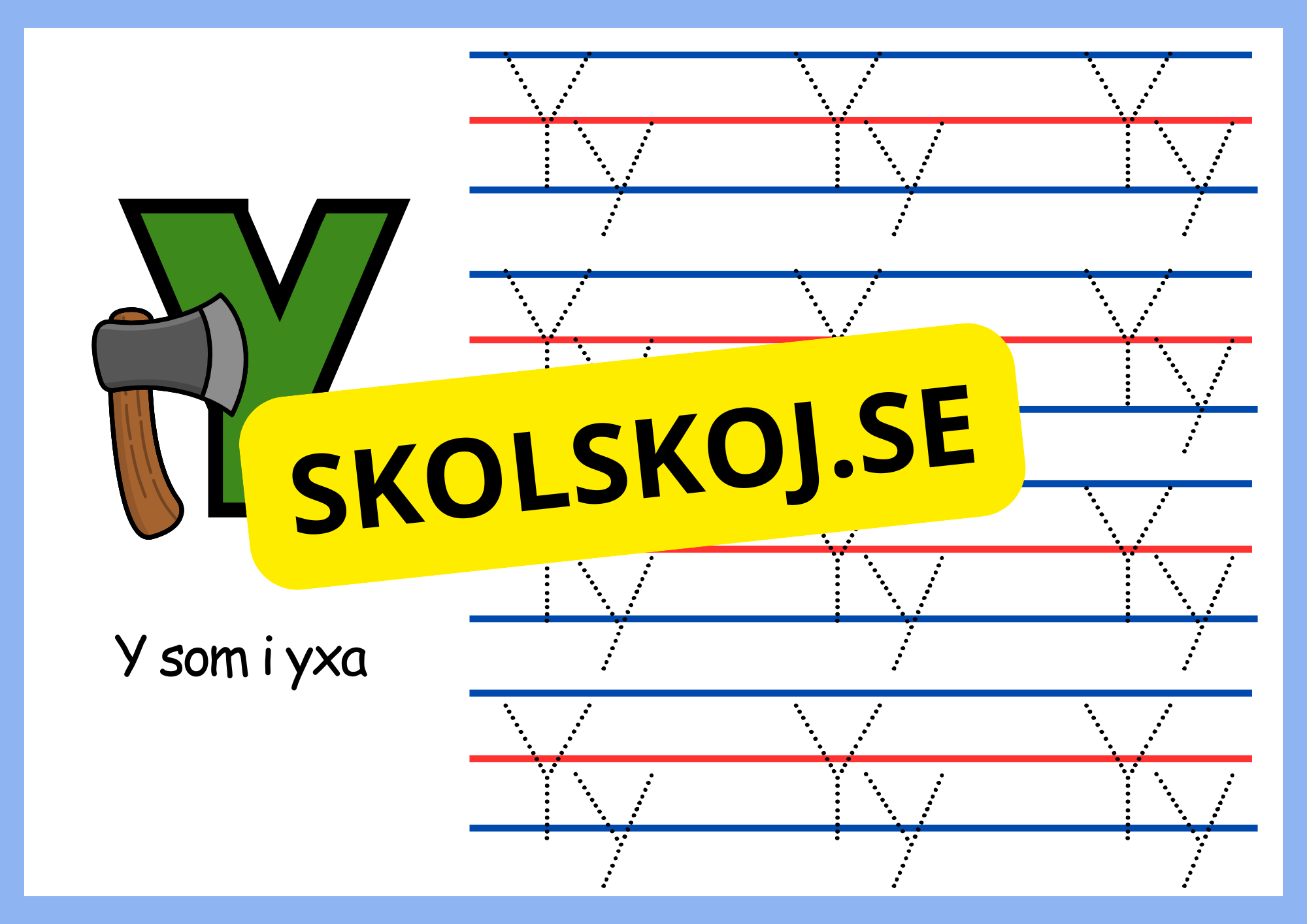 Mitt abc - Spåra bokstäverna
